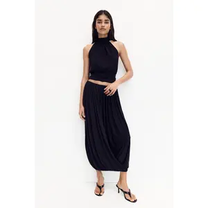 H&M Bubble-hem maxi skirt