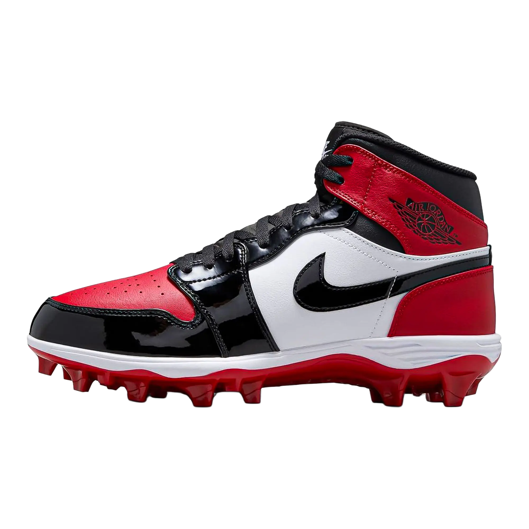 Jordan 1 Mid TD Cleat "Bred Toe" FJ6805 601