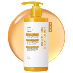 BARUBT Kojic Acid Turmeric Peel Shot Gentle Exfoliator for Glowing, Smooth Skin,Cares for Clogged Pores, Congested Pores, Dead Skin Cells, and Blackheads