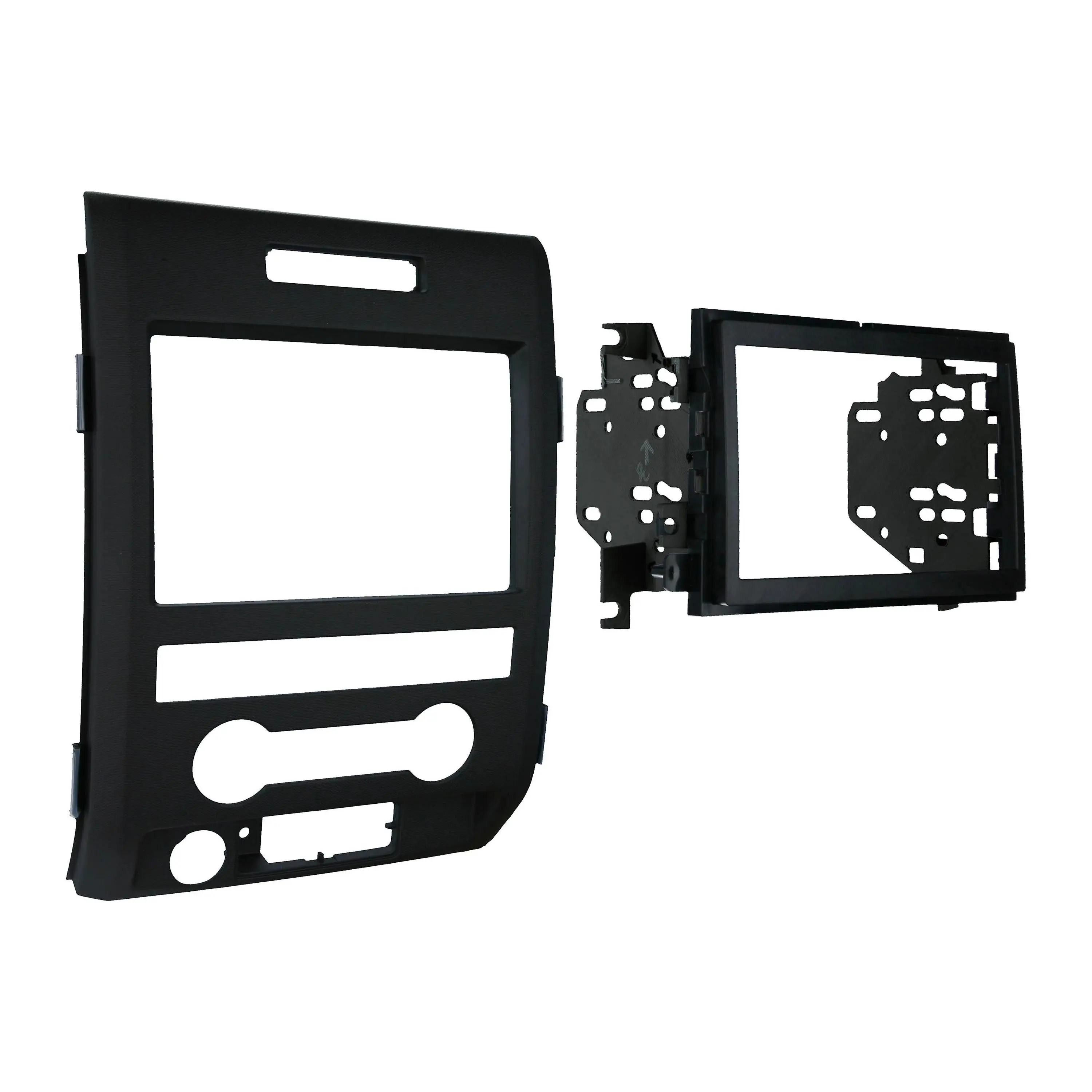 Metra 95-5820B Dash Kit Fits select 2009-14 Ford F-150 Regular Cab, Supercab, and Supercrew (FX2, FX4, STX, XL, and XLT models) — double-DIN radios (Matte Black)
