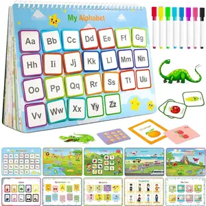 Busy Book Preschool Learning Activity for Toddlers,Educational Toys for boys and girls,Kids Language Toys,Travel Essentials,Birthday Gifts