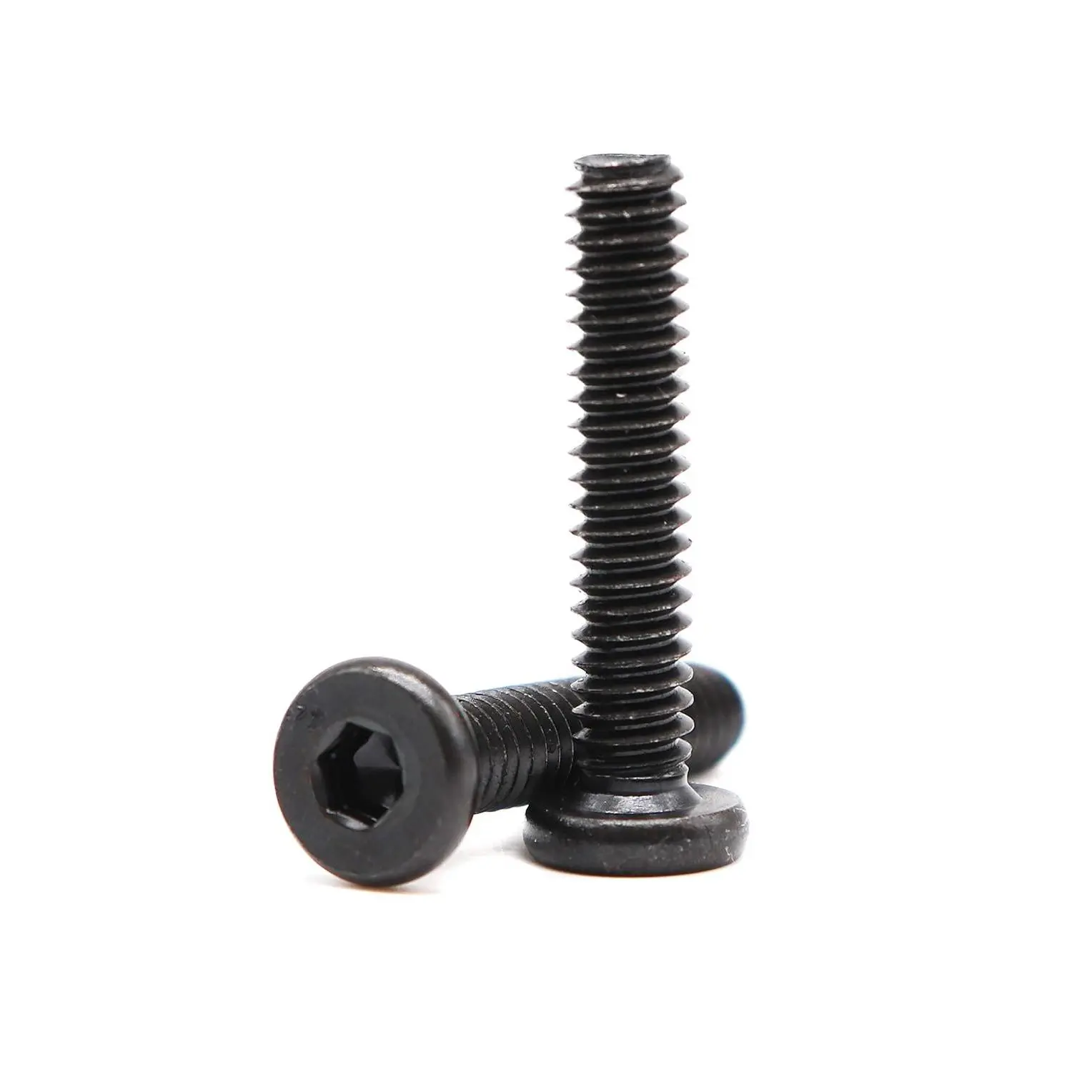 20 count Black 1/4-20 x 1/2" Hex Socket Cap Screws  for Furniture Chair Table Desk  Bed, Full Thread