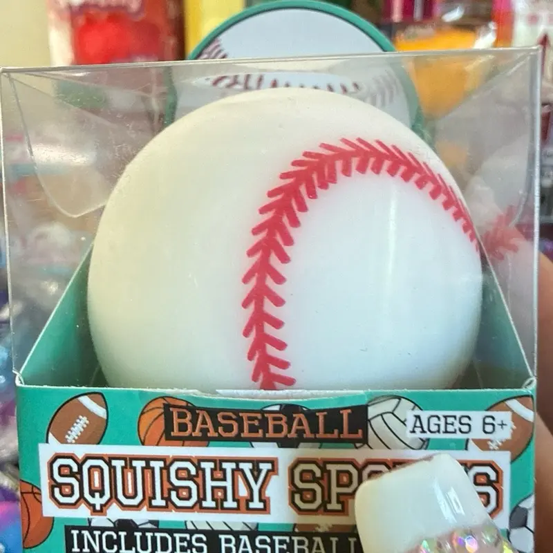 Sports Ball Squishy Stress Relief Toy, Unisex Portable Tactile Anxiety Relief Product, Sensory Bundle