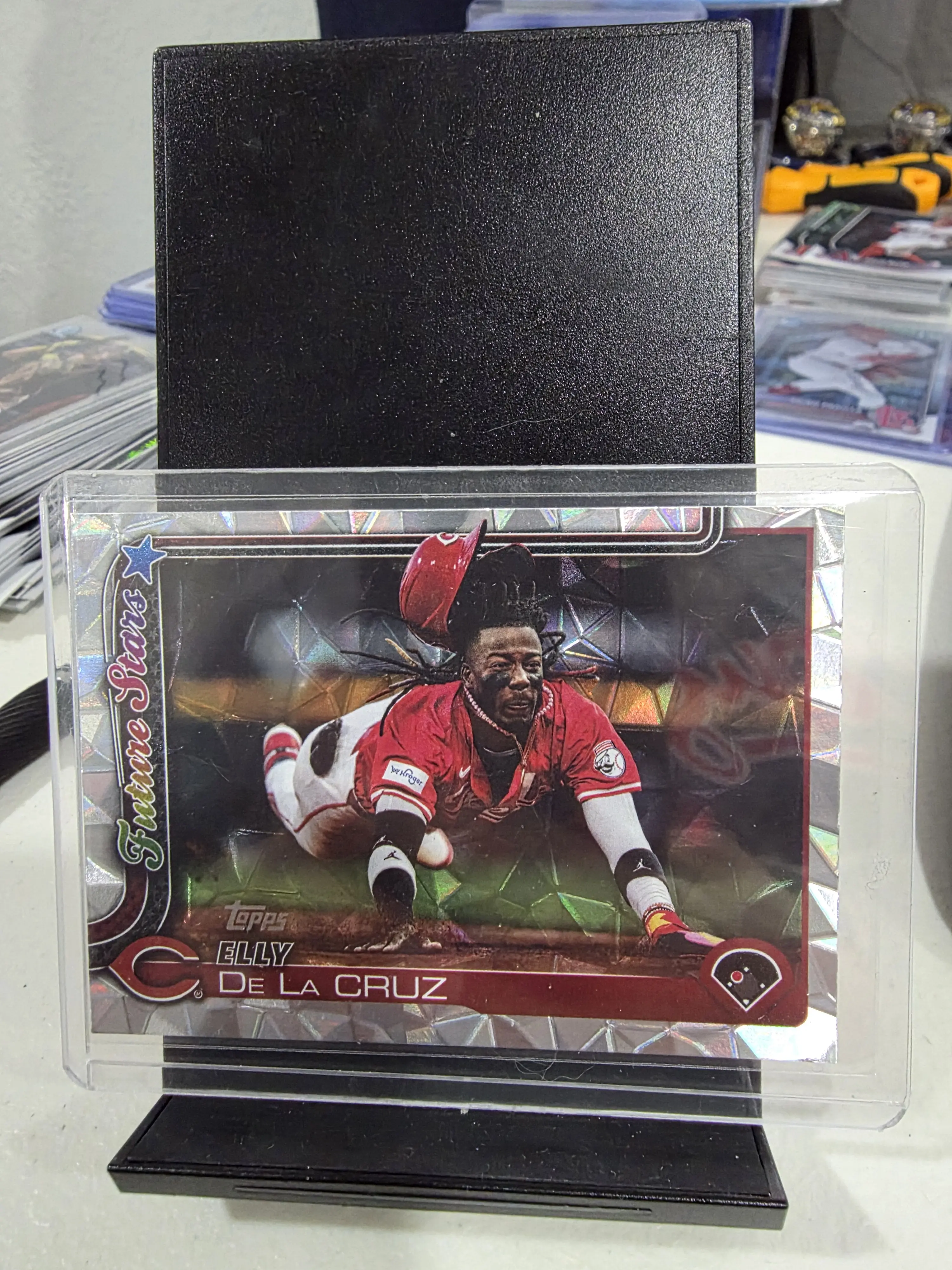Topps Elly De La Cruz Diamante Foil #150 2025 Future Stars Baseball Cards