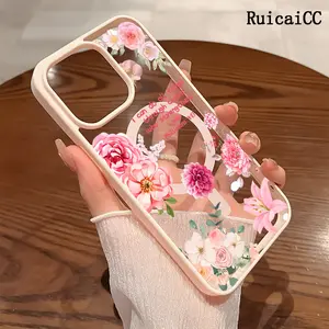 Premium Magnetic Case for iPhone11/12/13/14/15/16/17/air/promax Lily Bible collage y2k cased MagSafe Ready, Anti-Fall, Springtok and Ultra-Thin Design |   Perfect for Everyday Use Protector Screen Protector