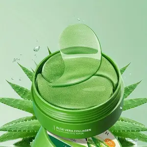 Aloe Vera & Collagen Crystal Eye Mask, 60pcs/box Moisturizing Eye Care Mask, Firming and Hydrating Eye  Masks, Eye Care Product for Women & Men