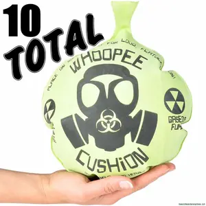 🎯10 Total MONDO Whoopee Cushions – Fart Sounds - GIANT 10" 🎉💨