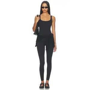 NikeSKIMS Matte Corset One Peice in Obsidian