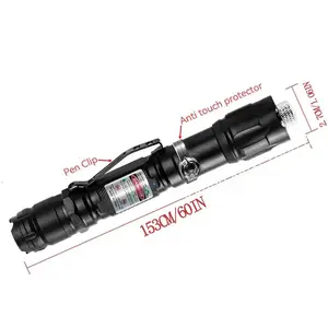 Rechargeable Laser Pointer, High Power Beam Light, Long Distance Range, for Use with TV LED LCD Screens, Suitable for Office, Outdoor, and Construction Use, Powerful Light