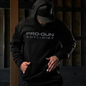 Pro-Gun Anti-Idiot T-Shirt, Sweatshirt & Hoodie – 2A Patriot Apparel for Men