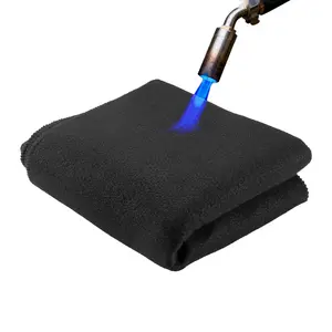 Carbon Felt Welding Blanket, 40 x 40 Inches, Flame Retardant, Heat Resistant Up To 1800°F, Safety Protection Blanket, 3.5mm Thickened Carbon Fiber Fireproof Insulation Mat Pad for Welders