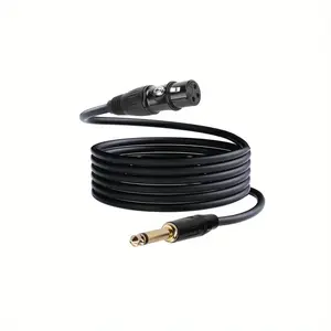 LMBGM Professional 3.5M (11.5ft) 6.35mm to XLR Balanced Audio Cable with Gold-Plated Connectors - Studio Grade Shielded Mic Cable for Live Sound Equipment