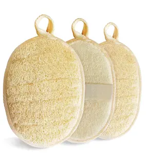 Natural Sponge Exfoliating Bath Sponge, Gentle Body Scrub Sheets, Daily Shower & Skin Care Towel, Soft Touch Bathroom Accessory, Body Care Tool, Shower Essentials