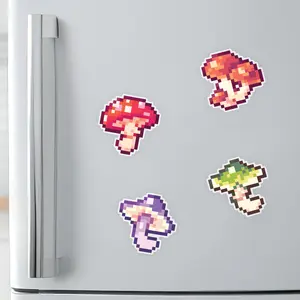 Mushroom Mini Magnets