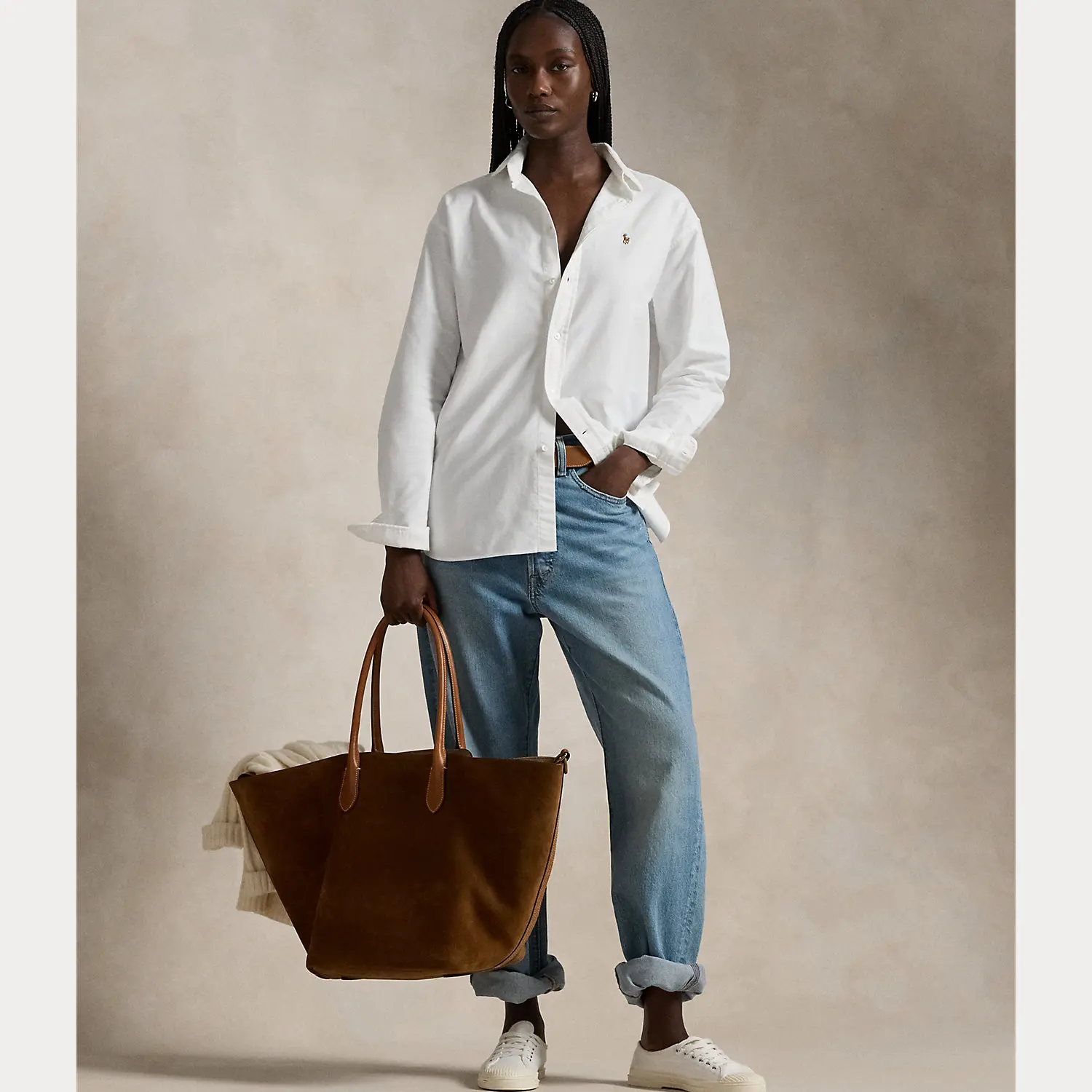 Polo Ralph Lauren - The Iconic Relaxed Fit Oxford Shirt - TikTok Shop