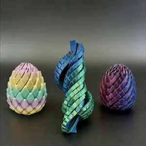 3D Printed Toy Twist Dragon Egg Deformation Ball, Trending Slime Ball, Stress Relief Dragon Egg