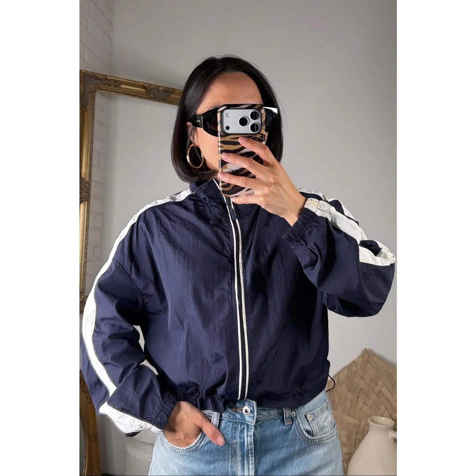 Rya Track Jacket - Navy Blue