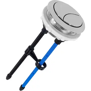 58mm Toilet  Push Button Toilet Button Dual Push Flushing,Toilet Button Toilet Button Valve,Thread Diameter Dual Push Flushing Button,Adjustable Toilet Water  Button