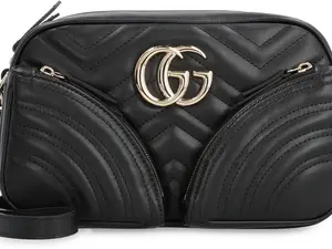Pre-owned GUCCI leather Shoulder Bags Borsa a spalla GG Marmont in pelle shoulder bag 4000028823526