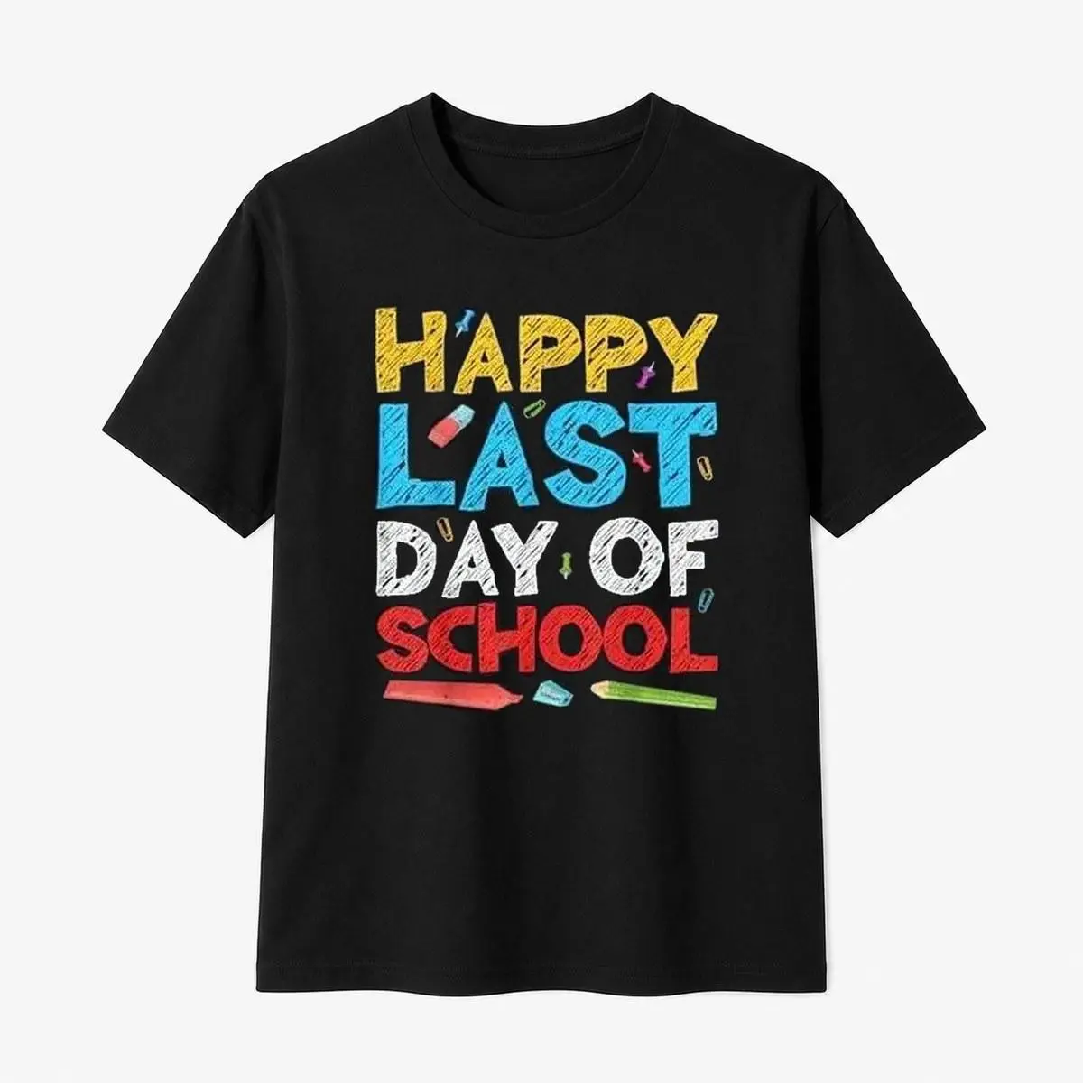 100% Cotton Men's Celebrating The End Of School Year Shirt For Boys Girls Students And Teachers
