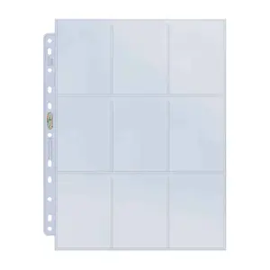Platinum Series 9-Pocket 11-Hole Punch Pages (10ct) for Standard Size Cards