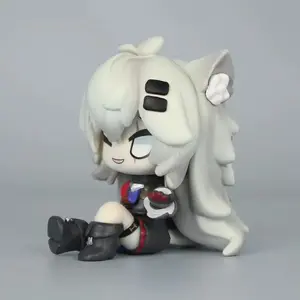 New Q Version Anime Figure Logos Display Piece, Lapland Handmade Model, Silent Texas Decorative Item, Collectible Toy