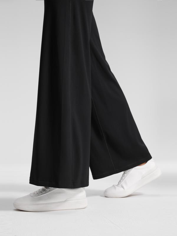CRZ YOGA Softretch No Front Seam Wide Leg Pants 30"/32" for Women - High Waisted Yoga Lounge Buttery Soft Comfy Casual CRZ YOGA Softretch No Front Seam Wide Leg Pants 30"/32" for Women - High Waisted Yoga Lounge Buttery Soft Comfy Casual