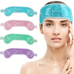 Reusable Cold Compress Forehead Patch, Gel Forehead Patch for Hot and Cold Compress, Soft Design Forehead Patch for Women & Men, Skin Care Tool for Home & Travel