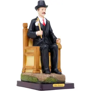 San Simon 12" Inches Tall Statue Saint Simon Estatua Brand New Marty St Religious Decor Patron Maximon Poderoso Ornaments