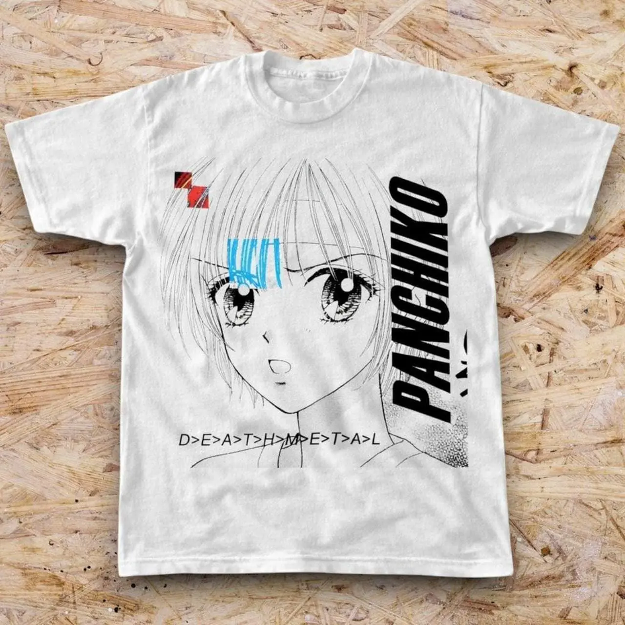 Y2K Anime Girl Panchiko Graphic T-Shirt – Y2K Cute Aesthetic Graphic