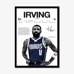 Kyrie Irving Hardline Series Poster - Basketball Era Wall Art - Modern Aesthetic Decor - Gift for Fans [UNFRAMED]
