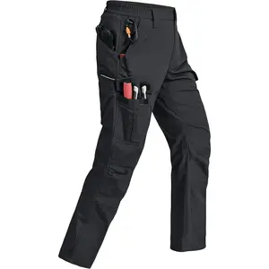 Mens Cargo Pants Ripstop Water Resistant Breathable Tactical Hiking Pants with 7 PocketsGift