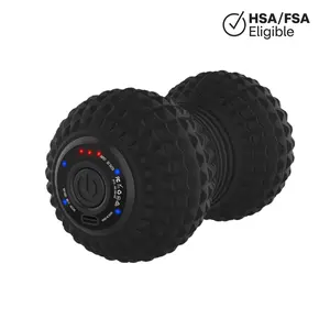 RECO Tandem Sonic Massage Ball Chargeable - Electric Vibrating Roller with 3 Speed Levels & Pulsation Mode - TSA Approved for Carry-On