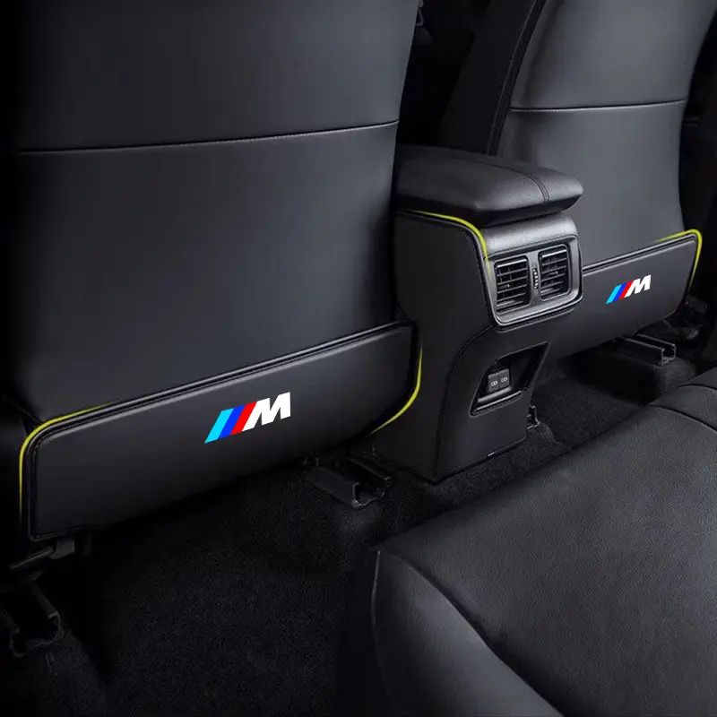 Car Anti-Kick Mats Auto Seat Back Protector Cover Anti-Dirty Pad For M Performance BMW F20 F40 F22 F30 E90 F32 F10 F06 F07 F46 Car Accessories Interior Car Auto Accessory