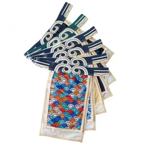 Two-Piece Sumo-Inspired Men's Briefs |   Traditional Japanese Fan Print |   Performance & Costume Wear