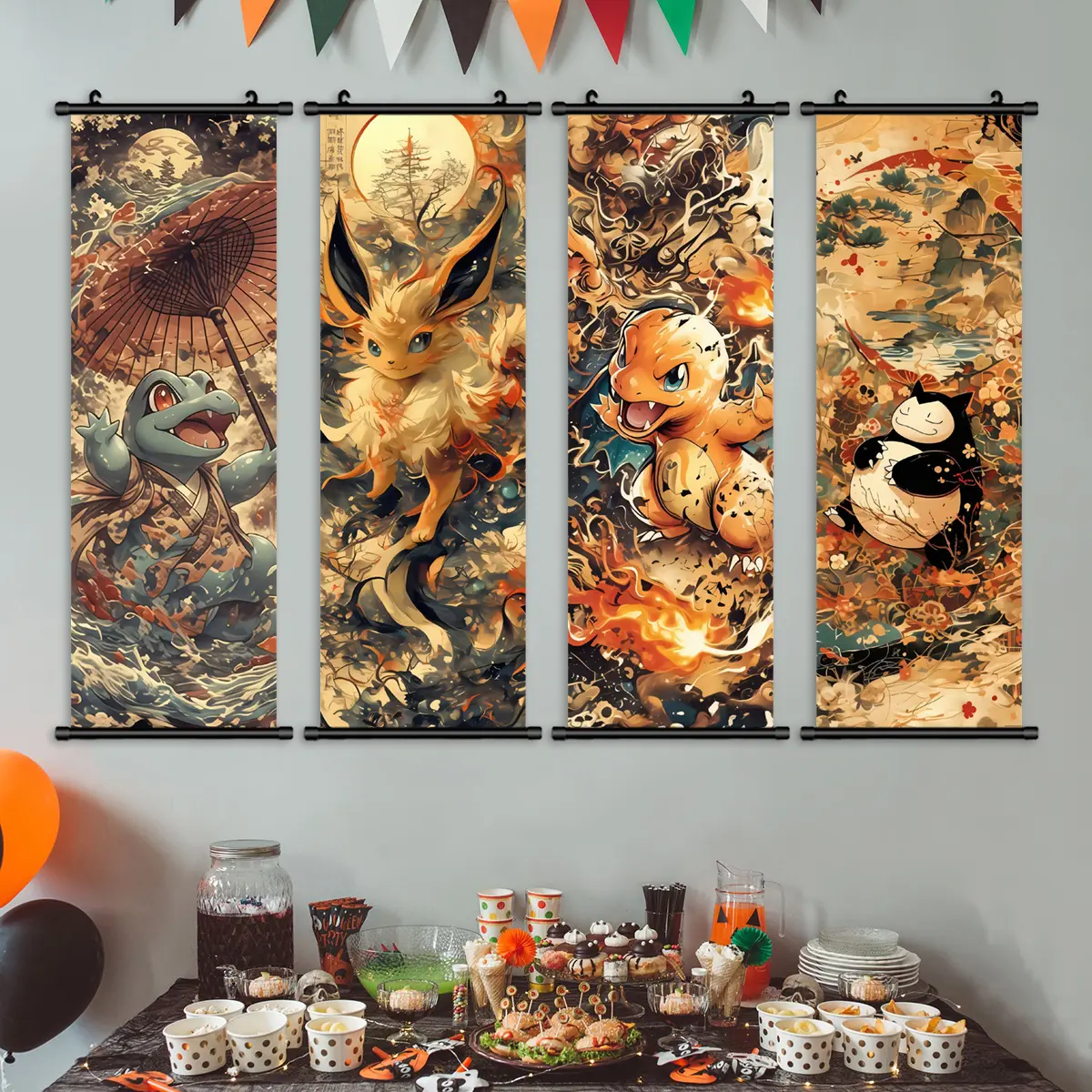 4PCS-15.8x47.2inch (40x120cm)-M