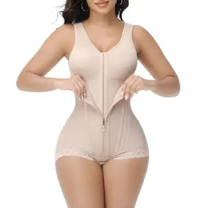 SHAPSHE Fajas Colombianas Moldeadoras Full Body Shapewear for Women Double-Layer Design with Adjustable Hooks & Memory Steel Boning
