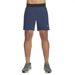 Skechers Mens Movement 7 Inch Shorts Casual Bottoms Casual Comfort Technology - Blue