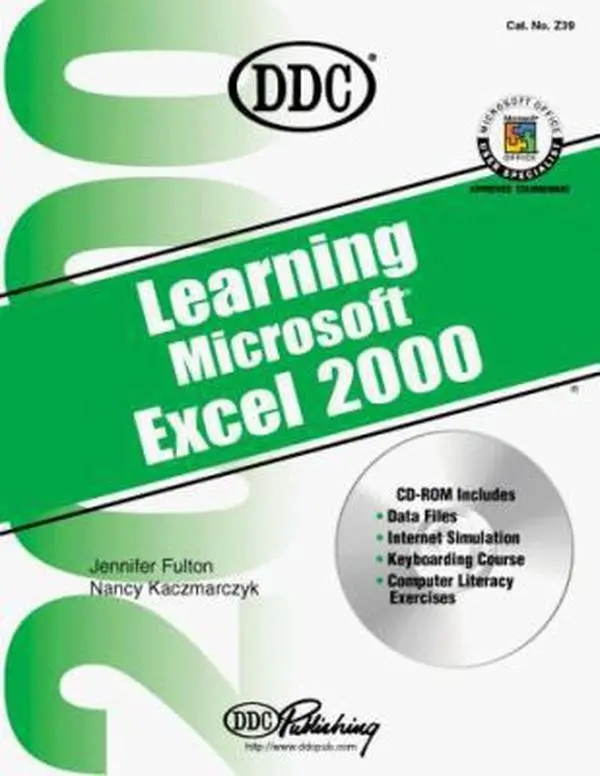 USED-Learning Microsoft Excel 2000 [With CDROM] by DDC Publishing (Unknown)