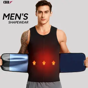 Men's Thermal Sauna Vest - Heat-Reflective Coating Compression Shirt Masculine Menswear Yoga Gym Activewear Sports Clothing