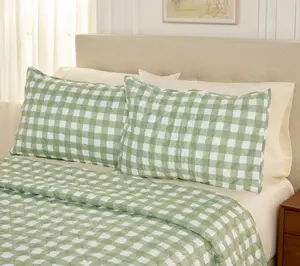 Martha Stewart 3-Piece Coverlet and Sham Set - Full/Queen