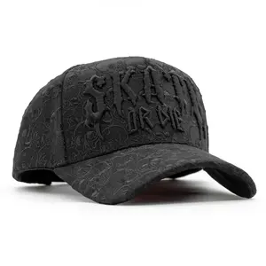 Barbas Hats x Rich The Kid "Skate or Die" – Premium Unisex Urban Streetwear Snapback featuring bold embroidered details, edgy skate-inspired design, and an adjustable fit for confident everyday style