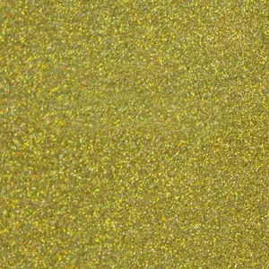 12" Siser Glitter Heat Transfer PU Vinyl - Gold Confetti, Sparkle Glow, Textured Shine, DIY Specialty Craft Supply
