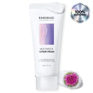 BANOBAGI Milk Thistle Repair Cream - Official Product Korean Face Moisturizer Face Cream - Centella Asiatica & 50% Burdock Root Extract (1.01 fl oz)