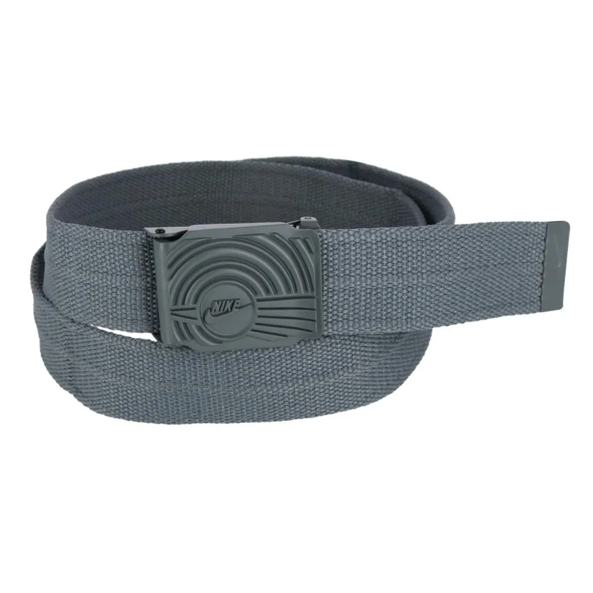 Nike Men's Ribbed Web Design Belt, Durable Buckled Details Men's Belt with Dunk-Inspired Buckle, Durable Belts