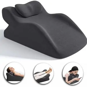 Ergonomic Bed Pillow - Multi-purpose Backrest/Prone Pillow/Lying Pillow, Neck And Back Support, Removable Pillowcase, for Sleeping Reading Office, Birthday Gift