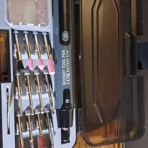 39pcs USB-Powered Electric Grinding & Polishing Tool Set - Linear Polisher, Car Polisher & Electric Angle Grinding Machine - Cordless Drill Bits, Multi-Speed for Wood, Metal & Gemstone Carving - DIY Craft Polishing Kit #TOP PICKS