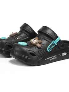 Thick Sole Height Boosting Bear Shoes, Hollow Out Design, Casual Eva Slippers, All Seasons, Less Than Ankle Height, Solid Pattern