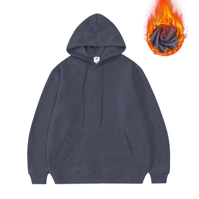 Sunland Heavyweight Lavender Hoodie – Unisex Cotton Blend Sweatshirt with Thick Fabric, Drawcord Hood & Pouch Pocket