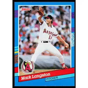 Mark Langston 1991 Donruss #190 California Angels